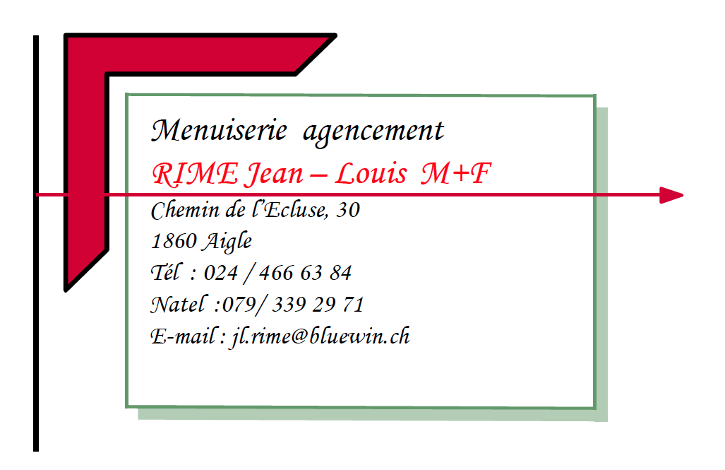 Menuiserie agencement RIME jean – Louis M+F