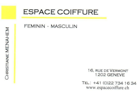Espace coiffure